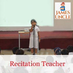 Recitation teacher Mrs. Ananya Guha in Baruipur